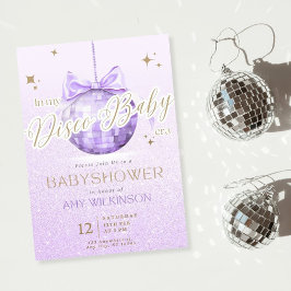 Invitación a Discoball Babyducha
