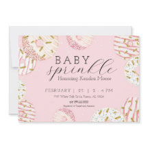 Invitación a donar por rociado de bebé