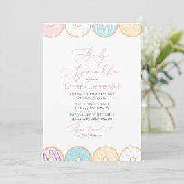 Invitación a donut Baby Sprinkle