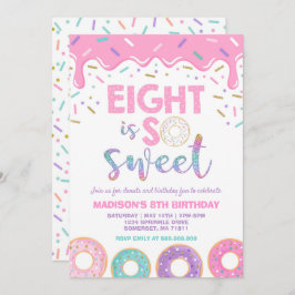 Invitación a Donut Eight es dulce