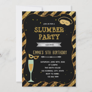 Invitación a dormir en la víspera de Año Nuevo