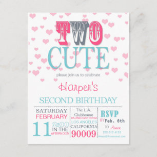 Invitación a dos El día de San Valentín de segundo