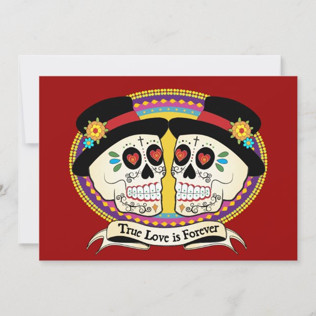 Invitación a Dos Novios (2 Grooms) (Anverso)