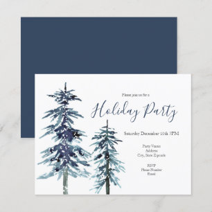 Invitación a dos pinos acuáticos de invierno