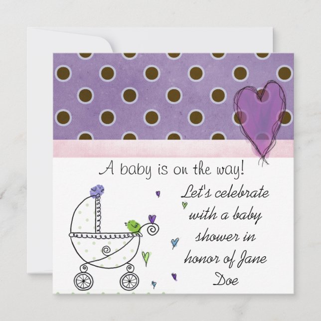 invitación a ducha (Anverso)