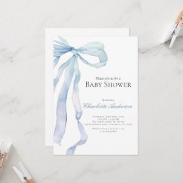 Invitación a ducha de Blue Baby Boy