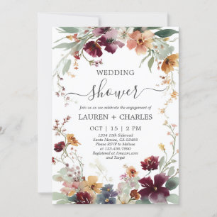 Invitación a ducha de casamiento con soltera