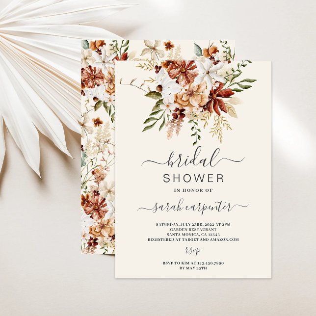 Invitación a ducha de flores silvestres (Subido por el creador)