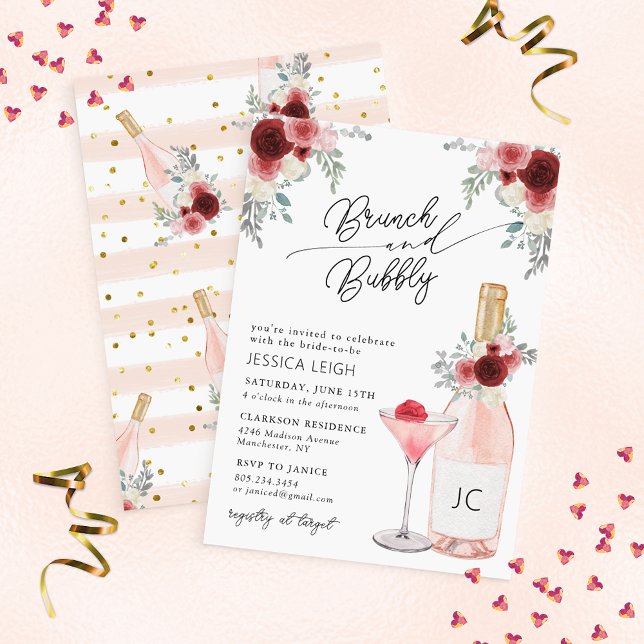 Invitación a ducha de novia Brunch & Bubbly Prosec (Subido por el creador)
