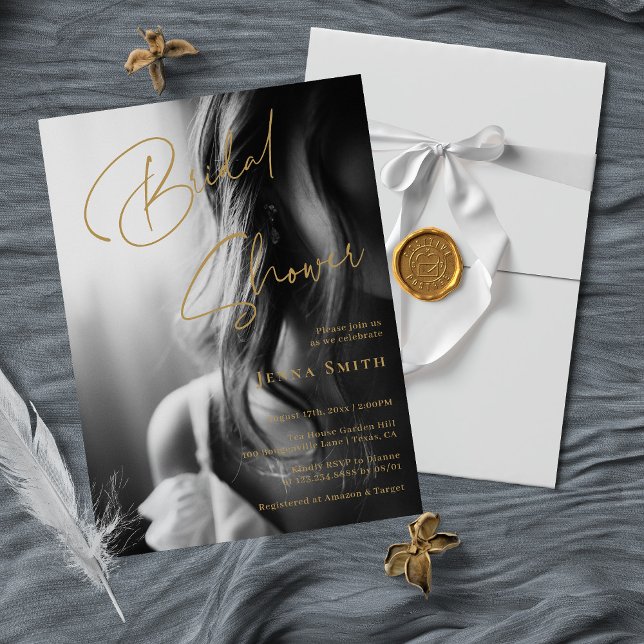 Invitación a ducha de novia clásica en estilos de  (Subido por el creador)