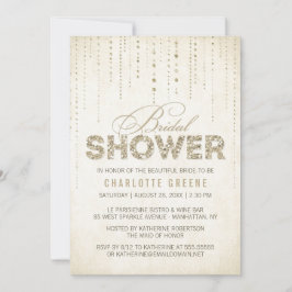 Invitación a ducha de novia con aspecto de Purpuri