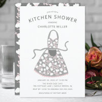 Invitación a ducha de novia con cocina de Apron fl