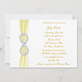 Invitación a ducha de novia con desbordamiento de