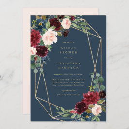 Invitación a ducha de novia con estilo de otoño ge