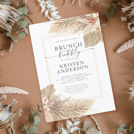 Invitación a ducha de novia con salmuera de palmo 