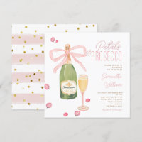 Invitación a ducha de novia de brunch de chocolate