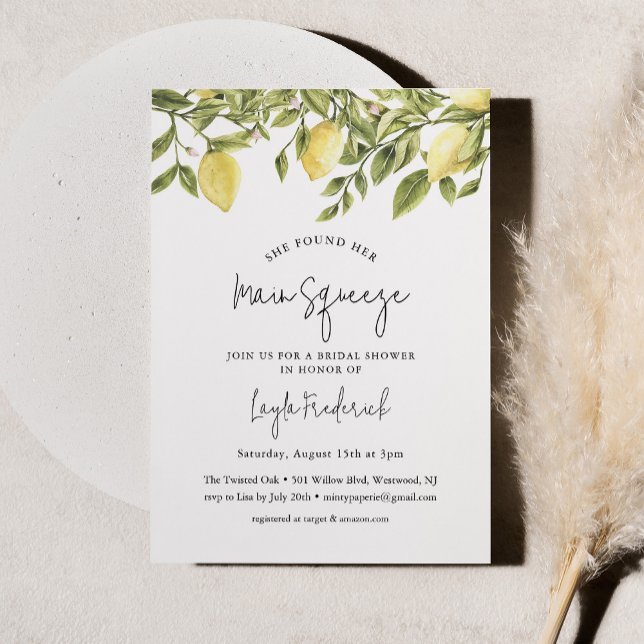 Invitación a ducha de novia de CITRON Lemon (Subido por el creador)