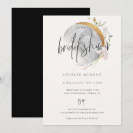 Invitación a ducha de novia de flores silvestres d