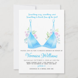 Invitación a ducha de novia de lencería
