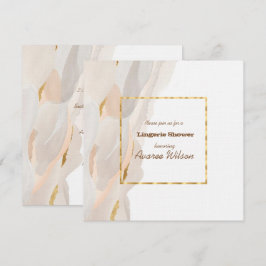 Invitación a ducha de novia de lencería