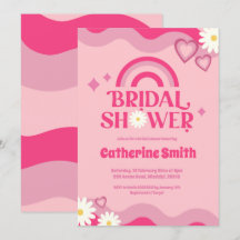 Invitación a ducha de novia de Pink Groovy