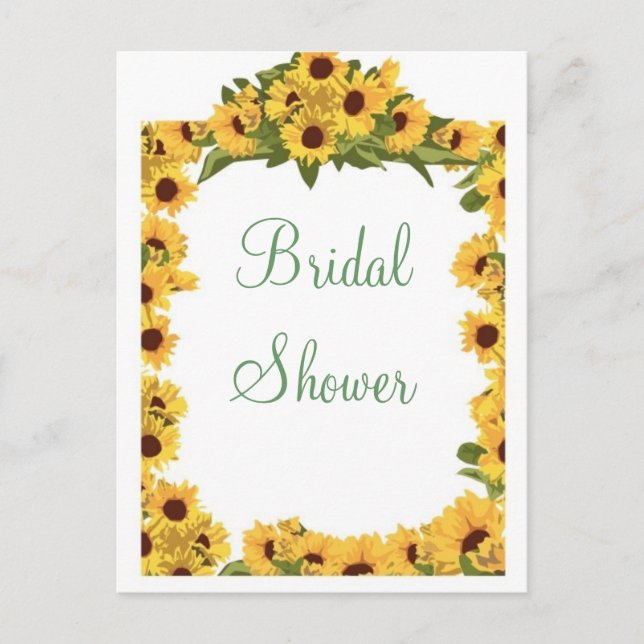 Invitación a ducha de novia del Personalizado de g (Anverso)