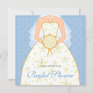 Invitación a ducha de novia del Personalizado del 