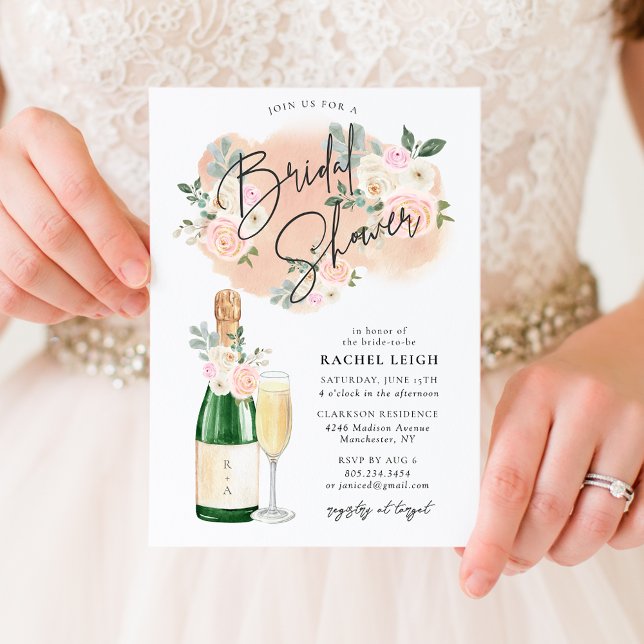 Invitación a ducha de novia Dreamy Floral V2 (Subido por el creador)