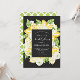 Invitación a ducha de novia en el árbol de limón n