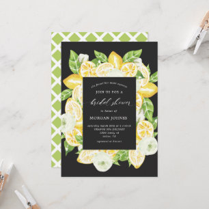 Invitación a ducha de novia en el árbol de limón n