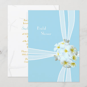 Invitación a ducha de novia en Hawái de Plumeria B