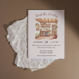 Invitación a ducha de novia en la cocina de Cottag