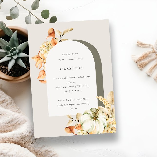 Invitación a ducha de novia floral en el Arco de C (Subido por el creador)