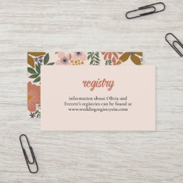 Invitación a ducha de novia floral Insertar