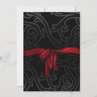 Invitación a ducha de novia gótica de Red Bow