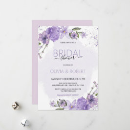 Invitación a ducha de novia Lavender
