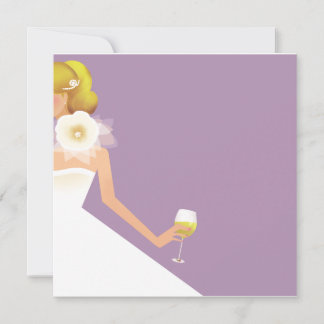 invitación a ducha de novia lilac