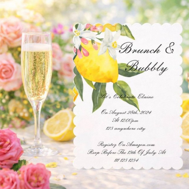 INVITACIÓN A DUCHA DE NOVIA LIMONCELLO (Subido por el creador)