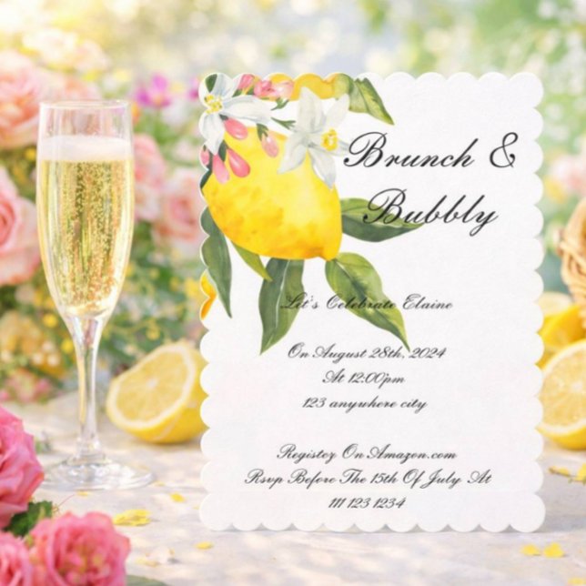 INVITACIÓN A DUCHA DE NOVIA LIMONCELLO (Subido por el creador)