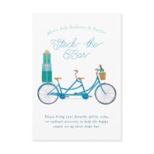 Invitación a ducha de novia para dos parejas