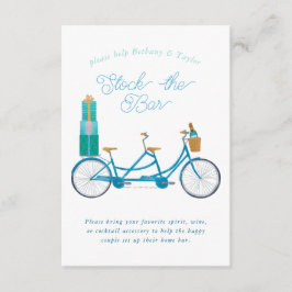 Invitación a ducha de novia para dos parejas