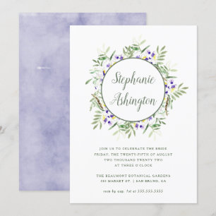 Invitación a ducha de novia Wreath Wreath Bridal W