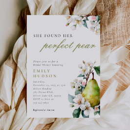 Invitación a ducha de novias con flores perfectas