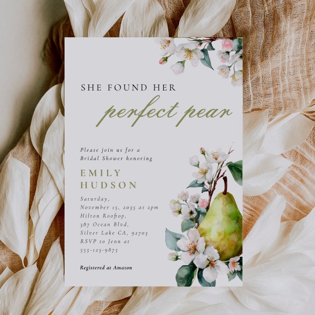 Invitación a ducha de novias con flores perfectas (Subido por el creador)