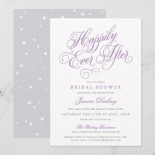 Invitación a ducha de novias de hadas de hadas de 