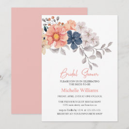 Invitación a ducha de novias de la Marina de Coral