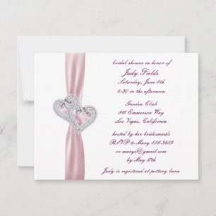 Invitación a ducha de novias de personalizado de c