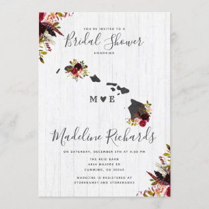 Invitación a ducha de novias en el estado de desti