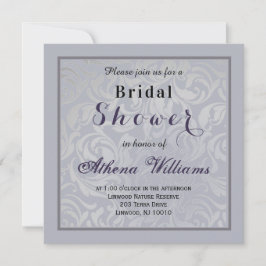 Invitación a ducha de novias en Regency Era Lavend