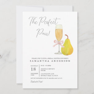Invitación a ducha de novias Pear Pear Perfect